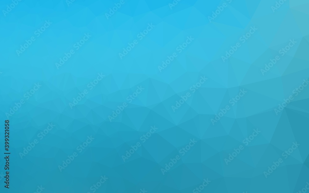 Light BLUE vector triangle mosaic template. Light BLUE vector triangle mosaic template.