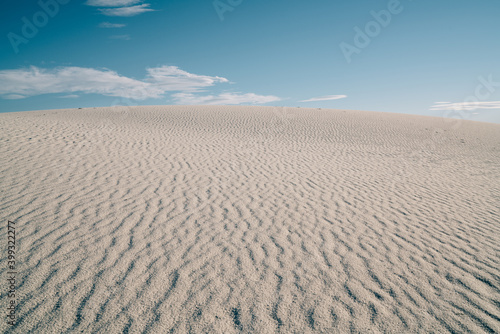 Sandy dunes in White Sands National Park