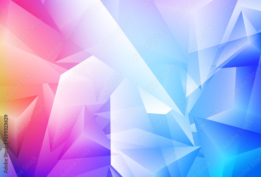 Light Blue, Red vector background with polygonal style. Light Blue, Red vector background with polygonal style.