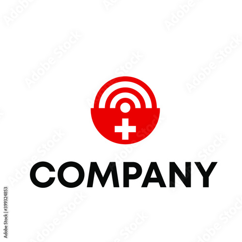 medical signal logo design