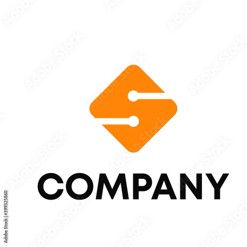 S circuit logo design