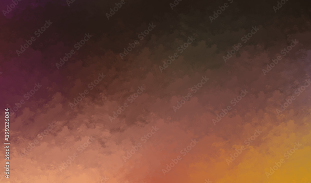 Brushed Painted Abstract Background. Brush stroked painting. Strokes of paint. 2D Illustration.