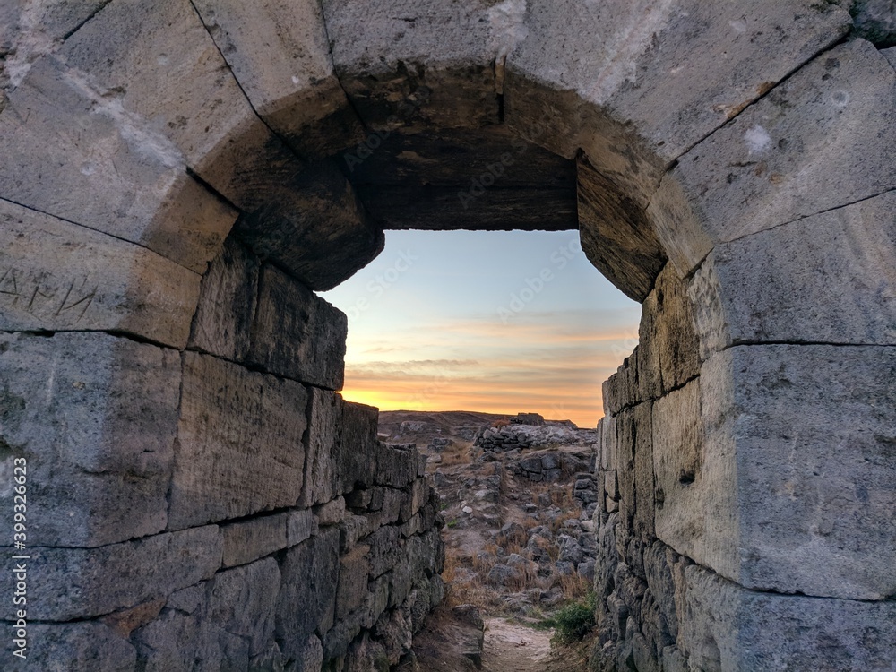 ruins of the old castle