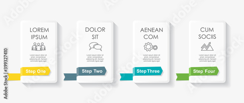 Infographic design template with place for your data. Vector illustration.
