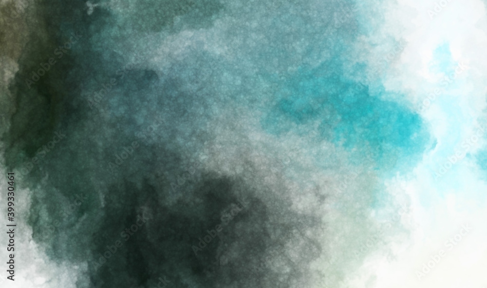 Fototapeta premium Watercolor painted background. Abstract Illustration wallpaper. Brush stroked painting. 2D Illustration.