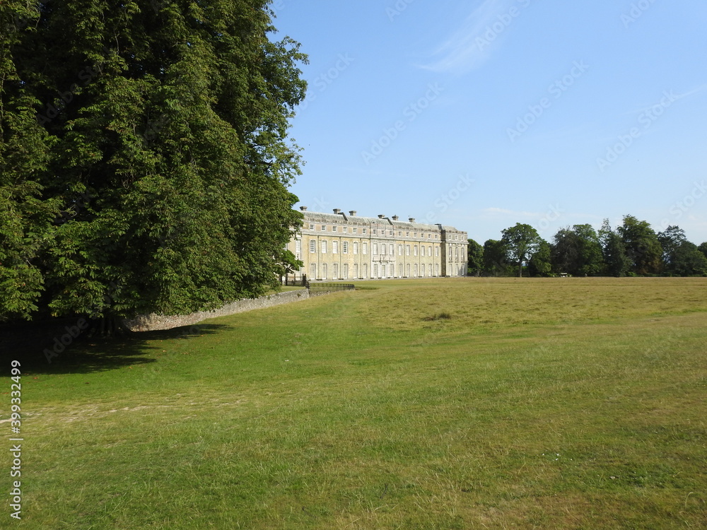 View of the Petworth park house