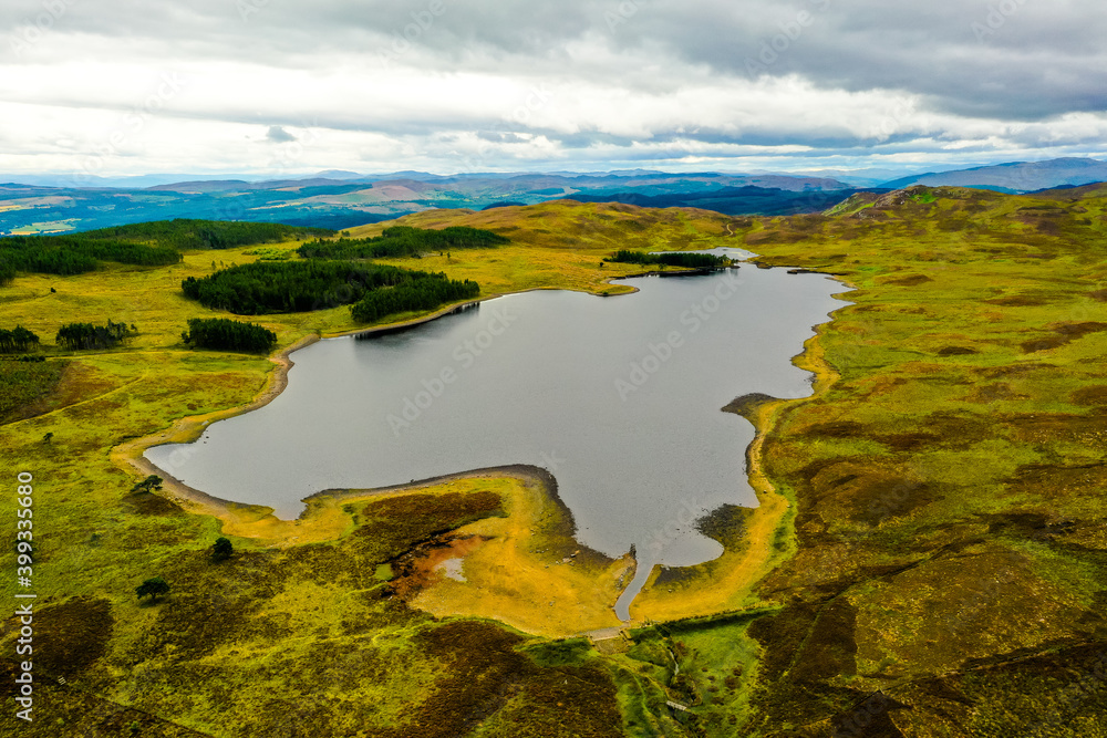 landscape with lake/loch and mountains landscape with lake/loch and mountains