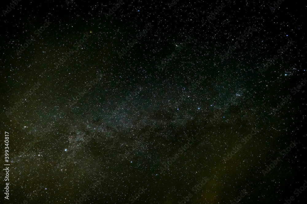 Fototapeta premium Milkyway in winter dark sky’s space