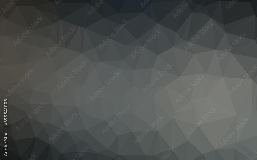 Dark Black vector blurry triangle pattern. Dark Black vector blurry triangle pattern.