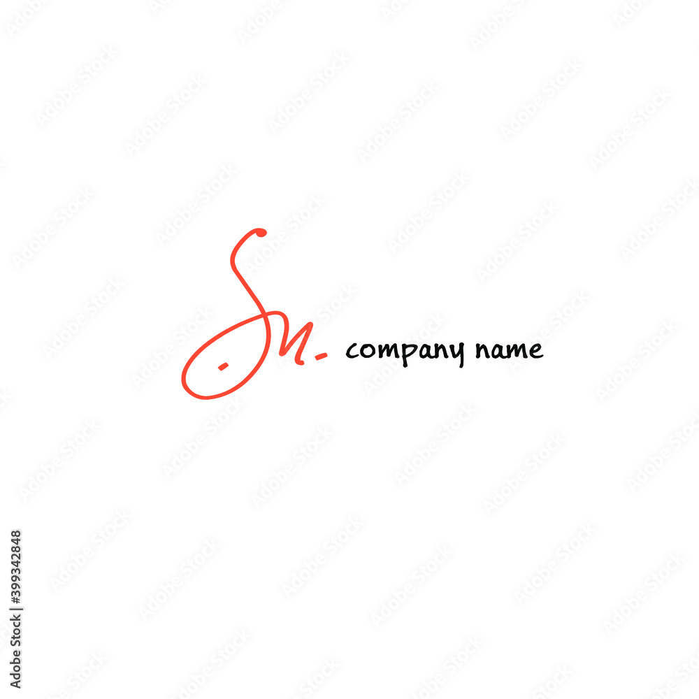 SN initial beauty monogram and elegant logo design SN initial beauty monogram and elegant logo design