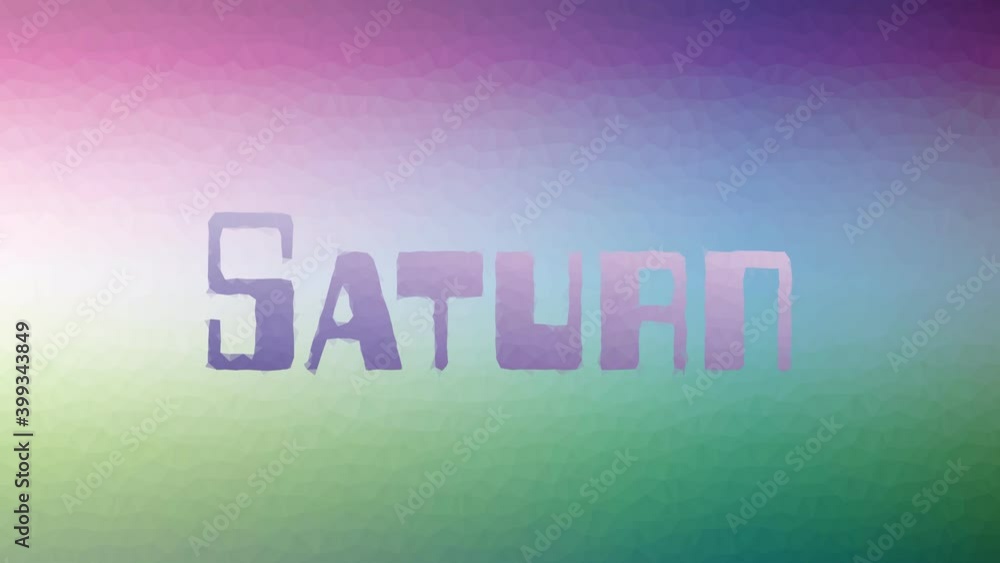 Saturn appearing techno tessellated looping moving polygons Saturn appearing techno tessellated looping moving polygons