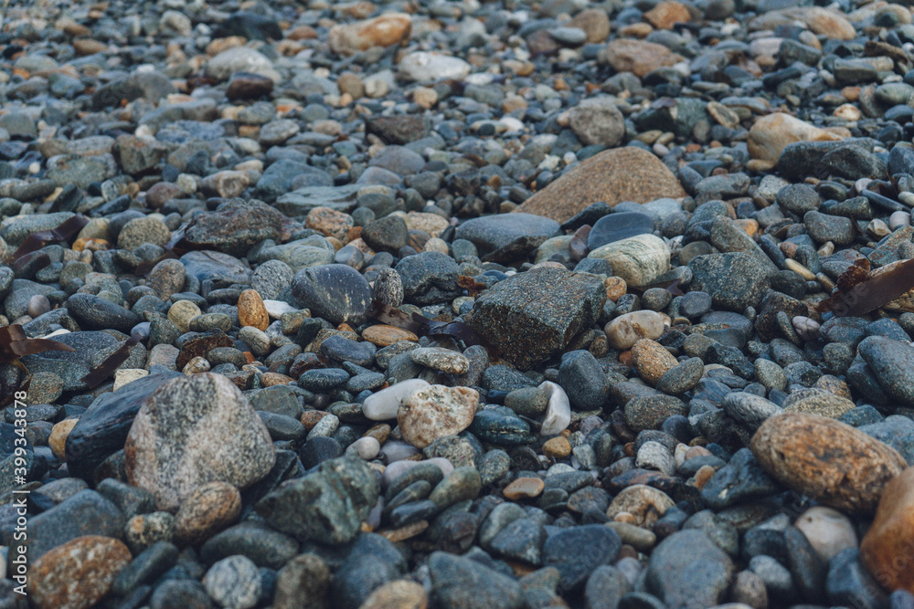 Rocas en una playa de Galicia