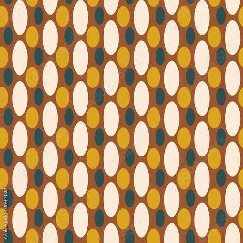 Seamless Vector geometric pattern in Fortuna Gold, Tidewater Green, Set Sail Champagne. Modern, Fashion repeating background design. For prints, Textile, wrapping, wallpaper, website.