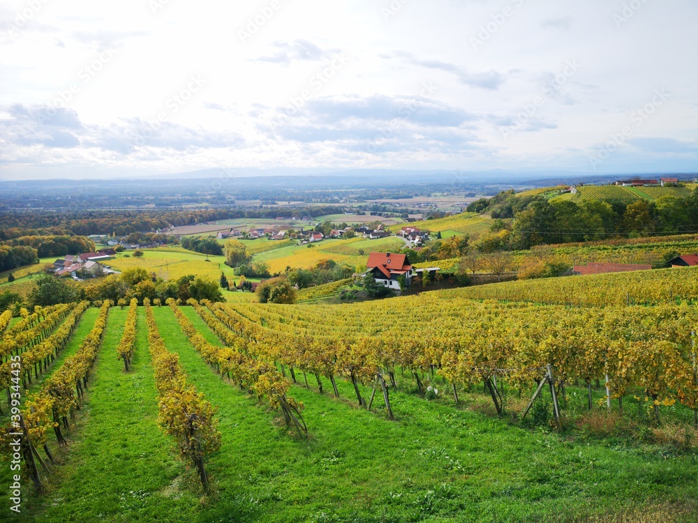 Südoststeiermark, Weststeiermark und südsteiermark Weinstraße im Herbst Südoststeiermark, Weststeiermark und südsteiermark Weinstraße im Herbst