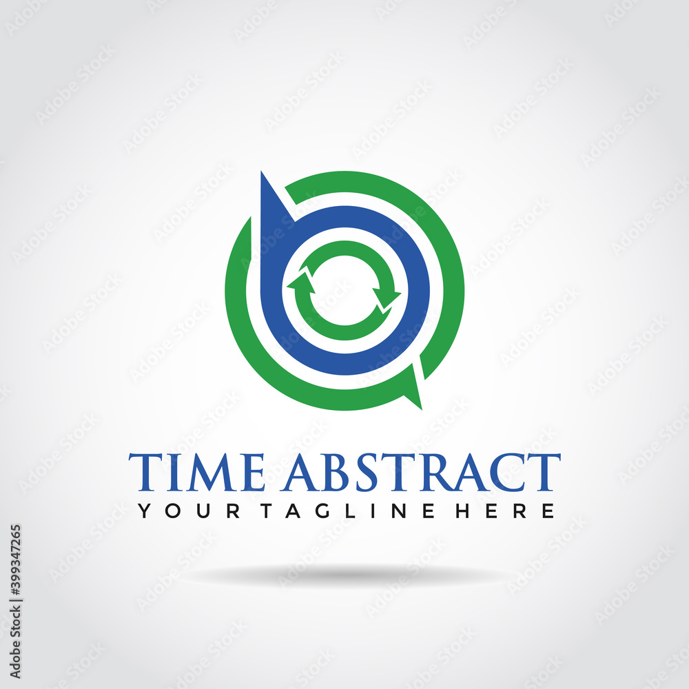 Time Abstract Logo Template. Vector Illustrator Eps.10 Time Abstract Logo Template. Vector Illustrator Eps.10