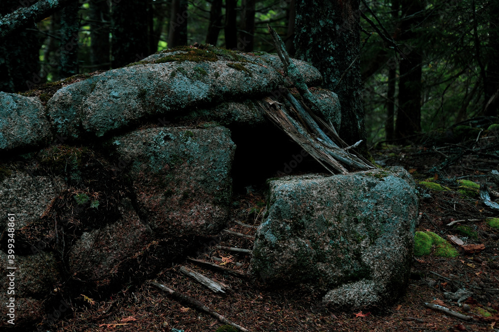 Obraz premium Rocky Gnome Home