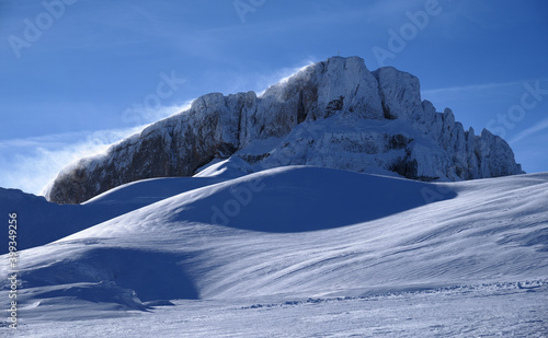 Arktische Winterlandschaft am Hohe Ifen im Kleinwalsertal