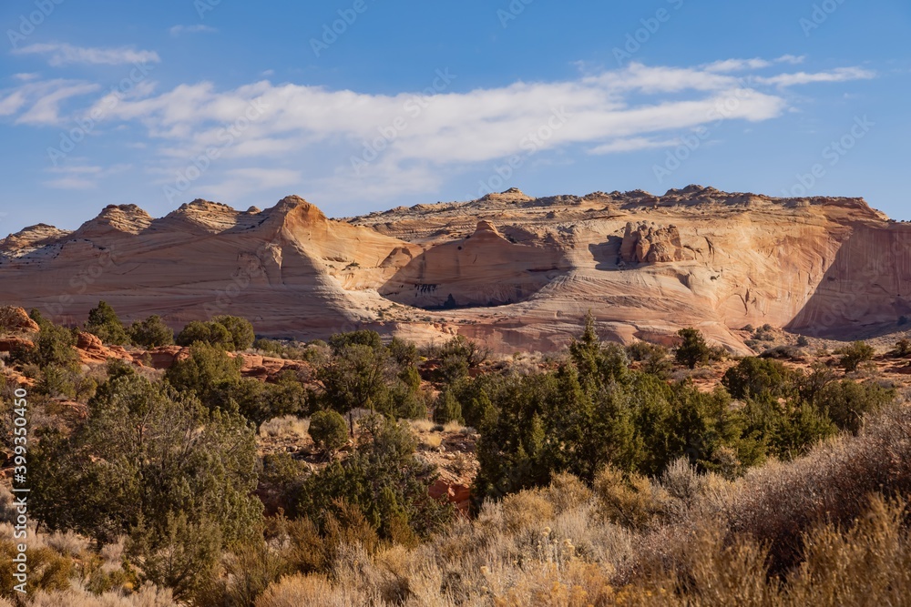 Beautiful landscape around Wire Pass Trail Beautiful landscape around Wire Pass Trail