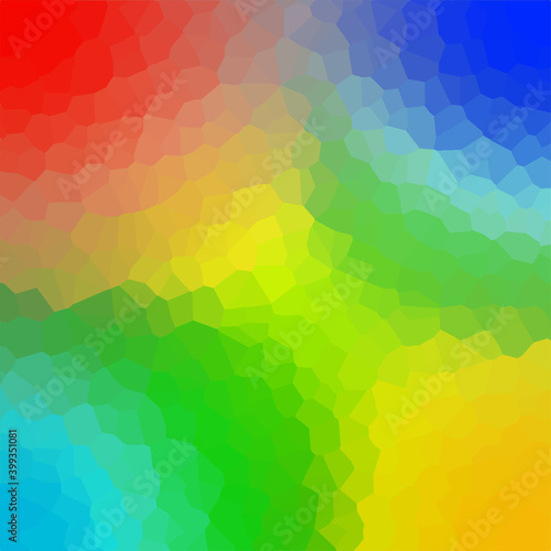 Wallpaper Mural Colorful gradient background. Colorful background. Crystal pattern wallpaper. Polygon background. Vector picture. Torontodigital.ca