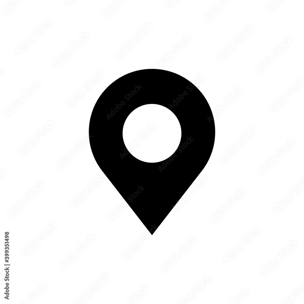 Location icon. Map pin vector symbol. Location icon. Map pin vector symbol.