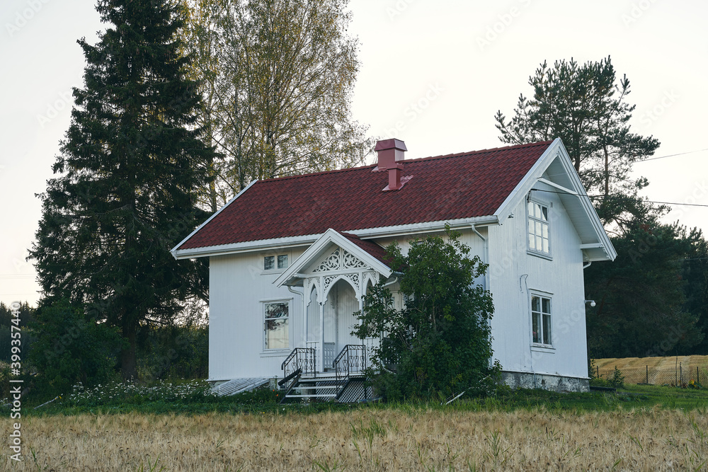 small house on the countryside small house on the countryside