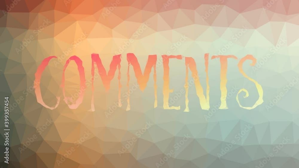 Comments Appearing Interesting Tessellation Looping Animated Triangles Comments Appearing Interesting Tessellation Looping Animated Triangles