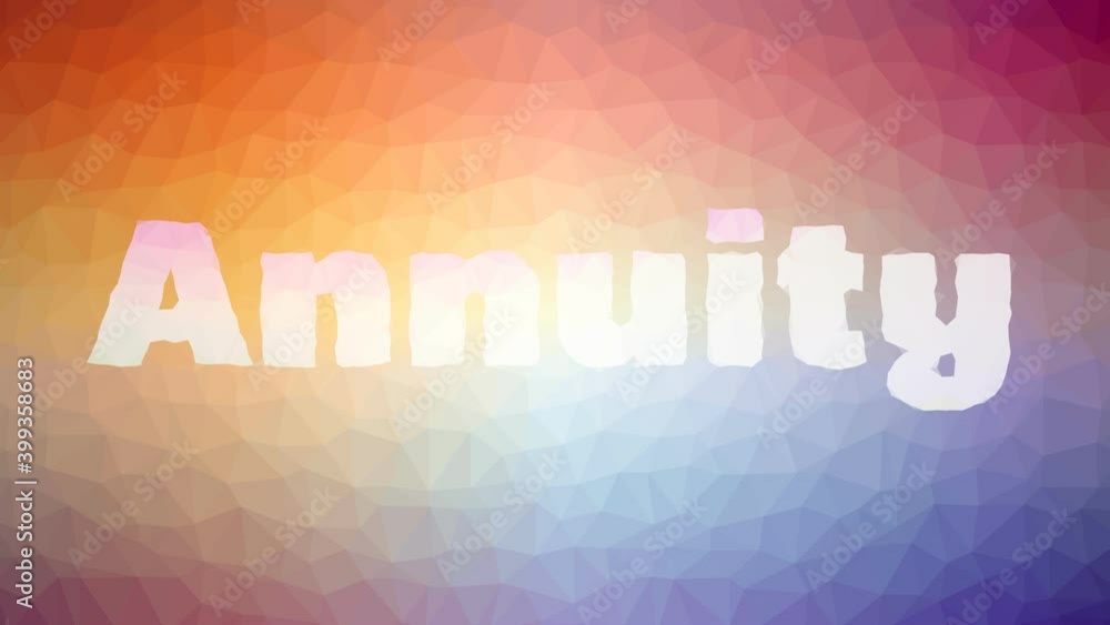 Annuity dissolving technological tessellated looping moving polygons Annuity dissolving technological tessellated looping moving polygons