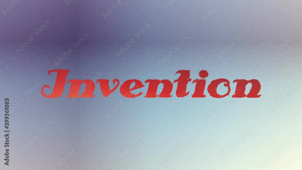 Invention Dissolving Technological Tessellated Looping Moving Polygons