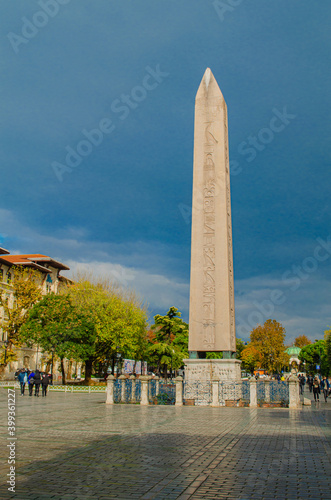Theodosius monument in istanbul