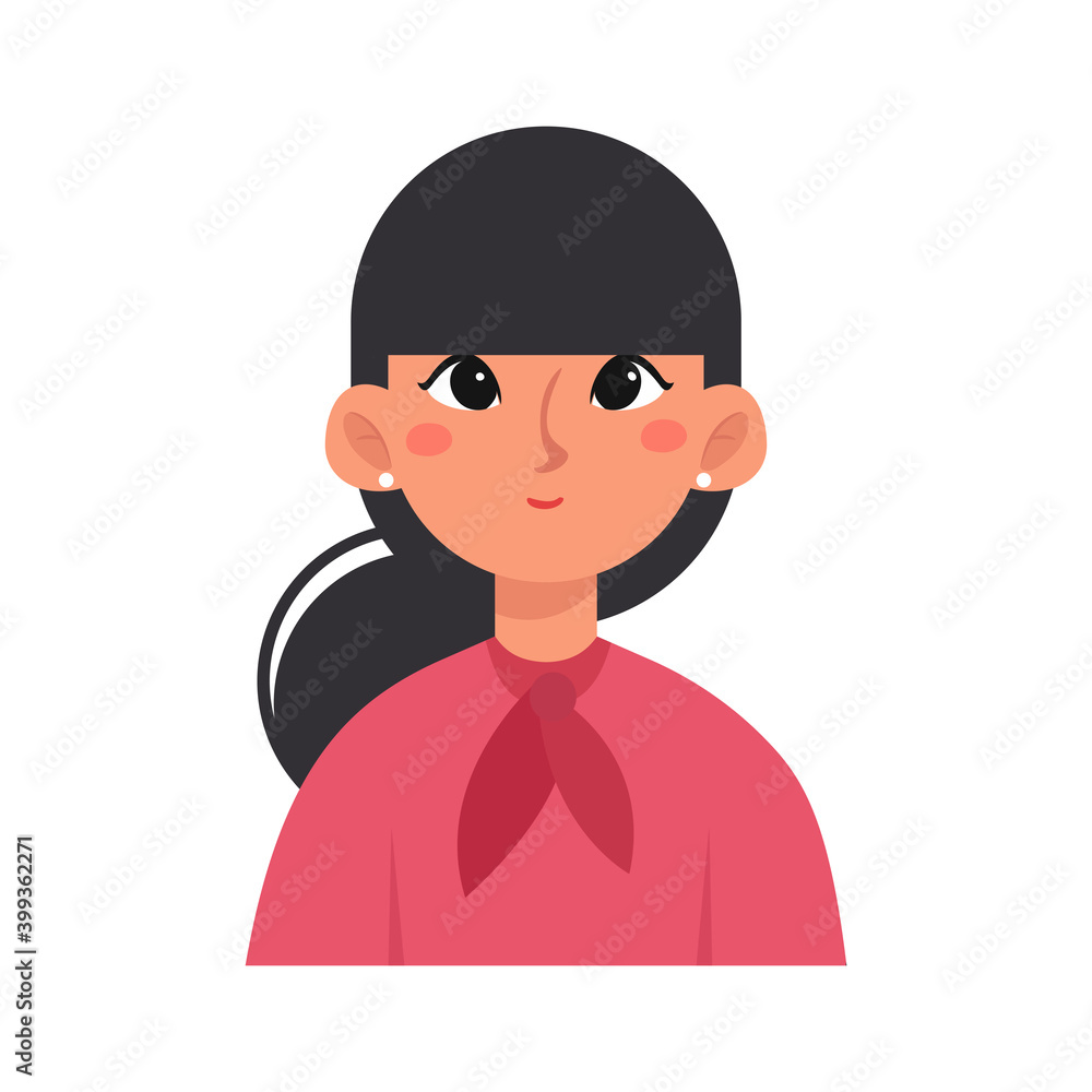 Isolated secretary woman professions jobs icon- Vector Isolated secretary woman professions jobs icon- Vector