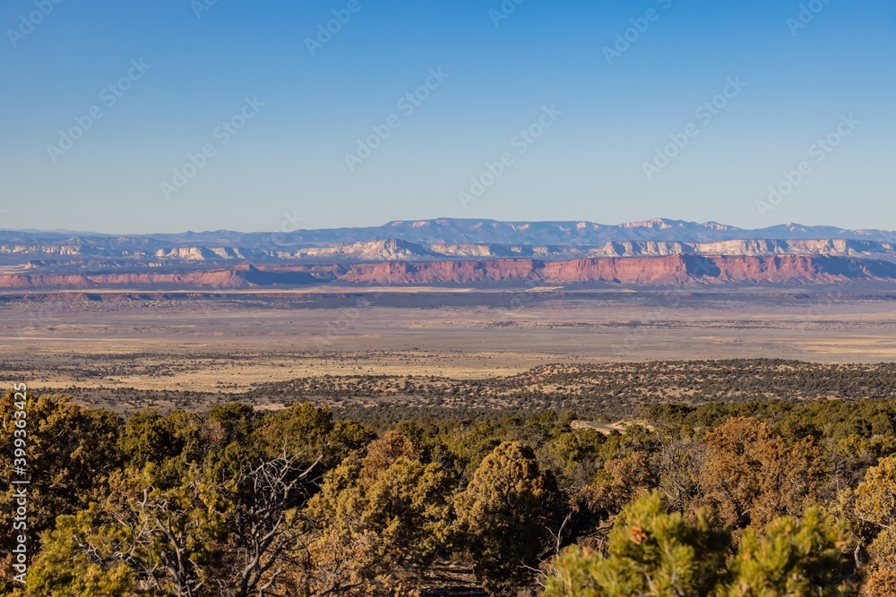 High angle view of the Vermilion Cliffs National Monument from LeFevre Overlook