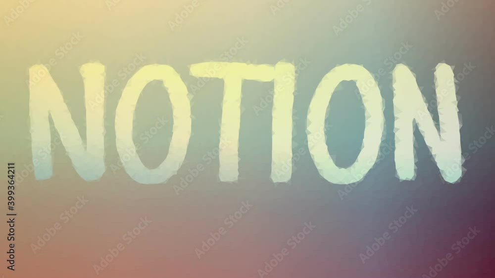 Notion Dissolving Techno Tessellating Looping Animated Triangles