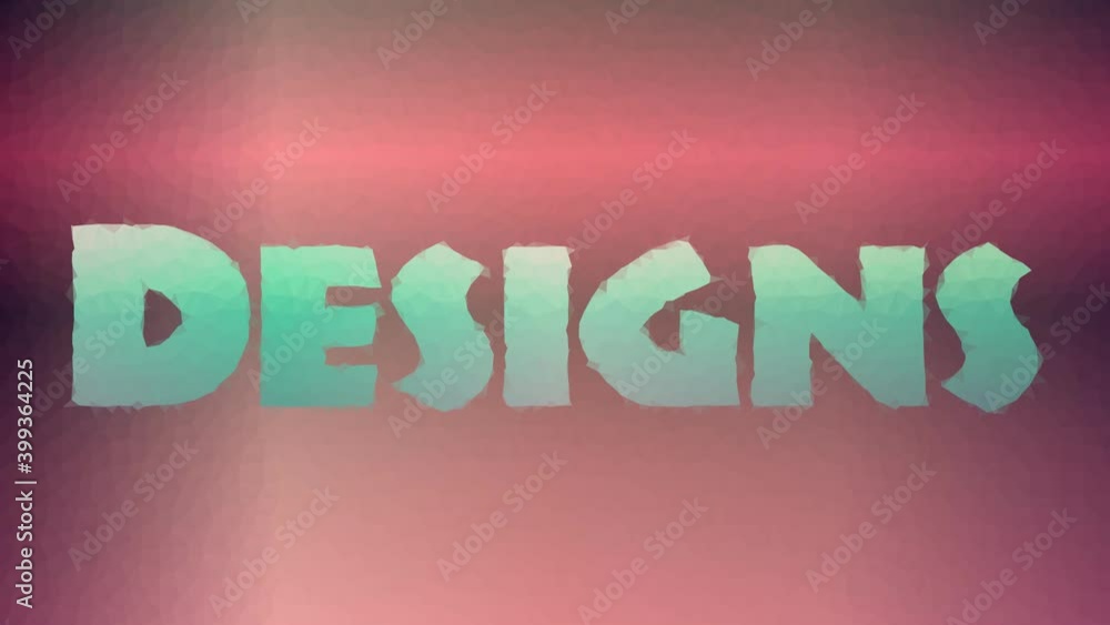 Designs Appearing Strange Tessellation Looping Animated Polygons