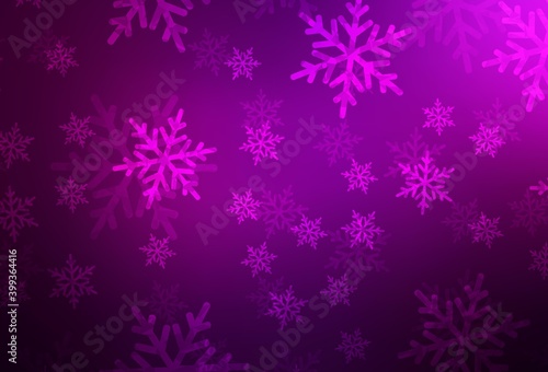 Dark Pink vector backdrop in holiday style.