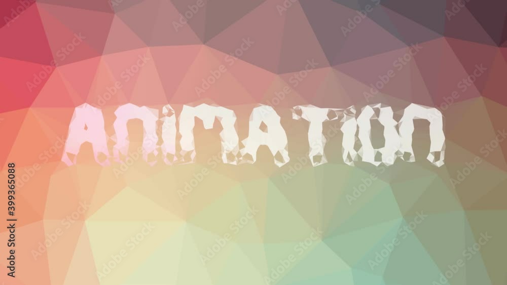 Animation dissolving strange tessellation looping pulsing triangles Animation dissolving strange tessellation looping pulsing triangles