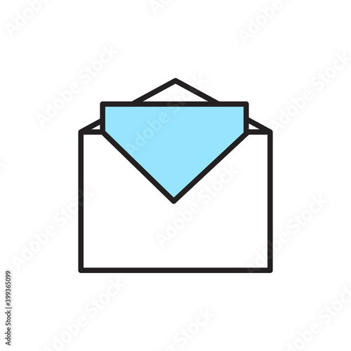 Isolated mail computers tecnology online icon- Vector