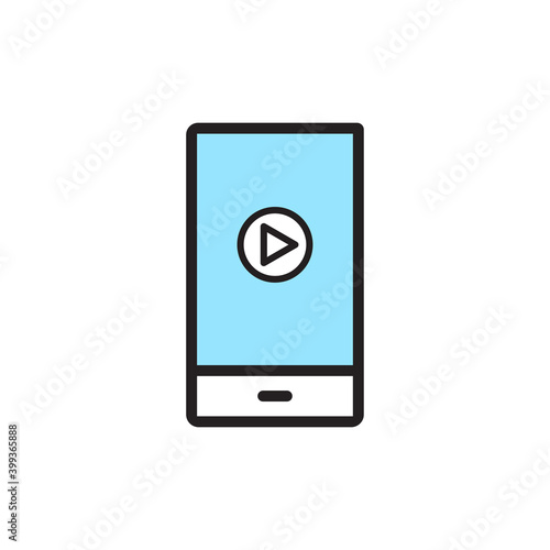 Isolated smartphone computers tecnology online icon- Vector