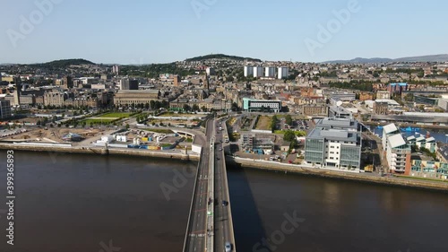 Entering to Dundee City in Scotland
