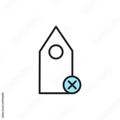 Isolated mark computers tecnology online icon- Vector