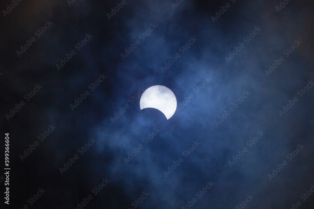 Solar eclipse 2020 in the city of Curitiba Parana Brazil. Solar eclipse 2020 in the city of Curitiba Parana Brazil.