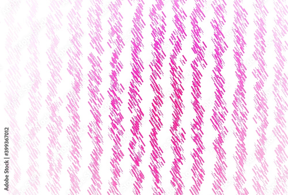 Light Pink vector texture with colorful lines.