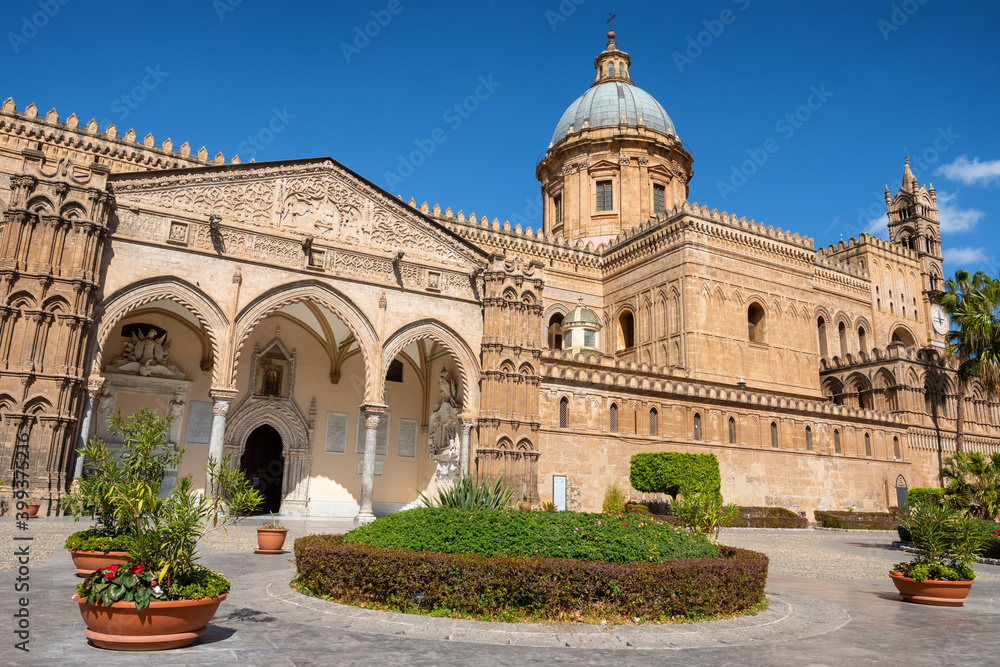 Palermo Cathedral Duomo di Palermo in Palermo, Sicily, Italy.