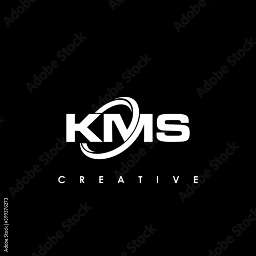 KMS Letter Initial Logo Design Template Vector Illustration photo