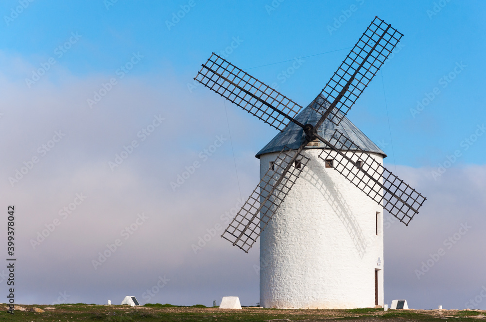 Traditional windmill in Campo de Criptana, Ciudad Real, Spain Traditional windmill in Campo de Criptana, Ciudad Real, Spain
