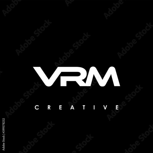 VRM Letter Initial Logo Design Template Vector Illustration