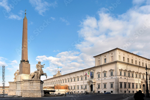 The Quirinal Palace in Rome, residence of the President photo