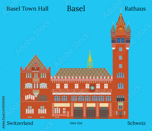 Basel Town Hall (Switzerland)
Rathaus (Basel, Schweiz)