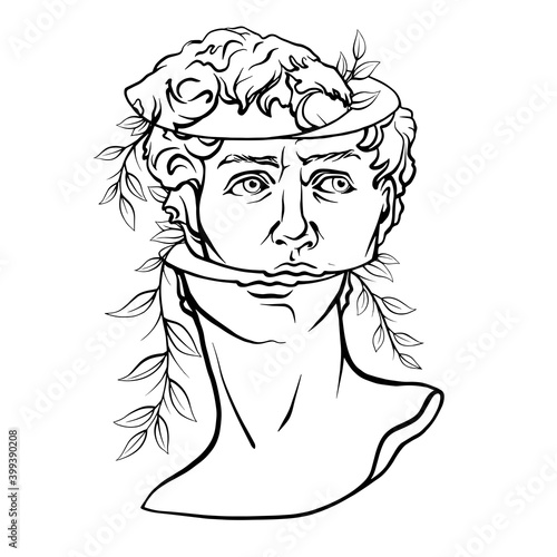 art head of David Michelangelo