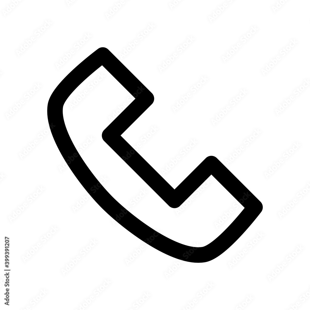 phone line icon vector illustration phone line icon vector illustration