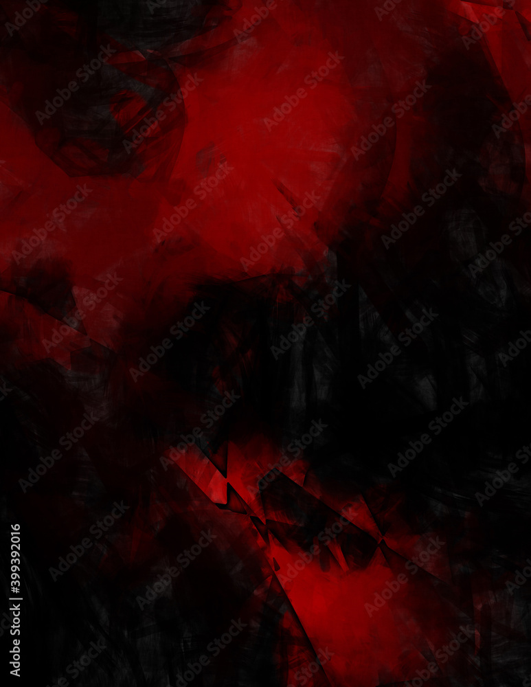 Fototapeta premium Modern art. Colorful contemporary artwork. Color strokes of paint. Brushstrokes on abstract background. Brush painting.